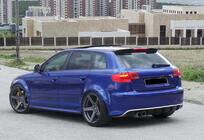 Audi A3 2003-2012 DPT V-2 Heckspoiler (2003-2008, Schwarz Glanz) Foto 2