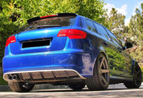 Audi A3 2003-2012 DPT V-2 Heckspoiler (2003-2008, Schwarz Glanz) Foto 1