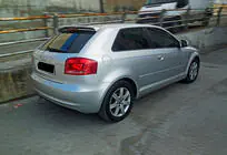 Audi A3 2003-2012 DPT V-3 Spoiler (Schwarz Glanz) Foto 5