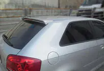 Audi A3 2003-2012 DPT V-3 Spoiler (Schwarz Glanz) Foto 7