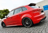 Audi A3 2012-2020 DPT V-1 Heckspoiler (HB, Schwarz Glanz) Foto 3