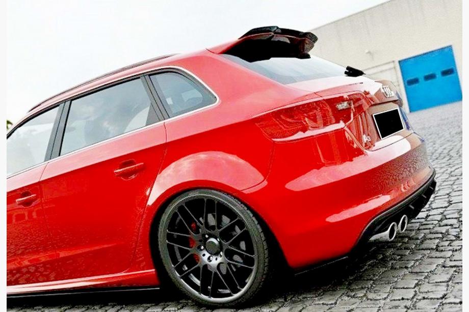 Audi A3 2012-2020 DPT V-1 Heckspoiler (HB, Schwarz Glanz) Image