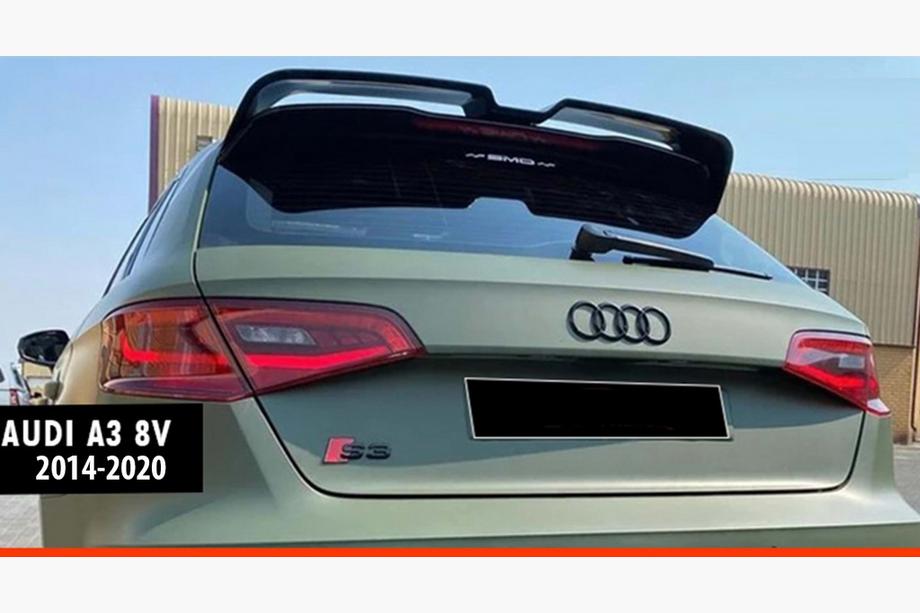 Audi A3 2012-2020 Spoiler DPT V-3 (HB, 5-Türer, Schwarz Glanz) Image