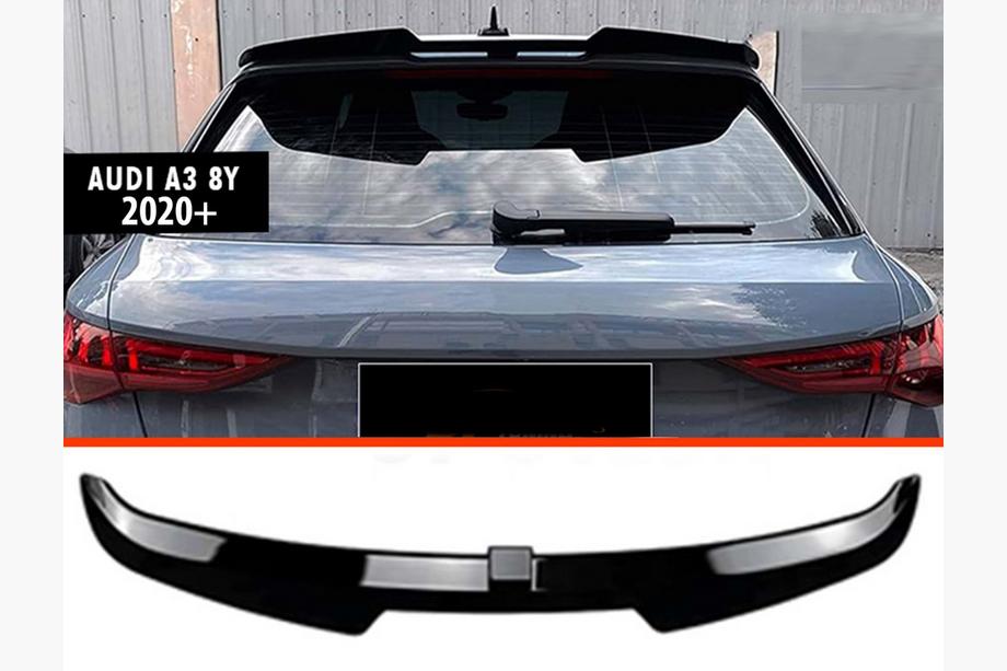 Audi A3 2020- DPT V-1 Heckspoiler (HB, Schwarz Glanz) Image