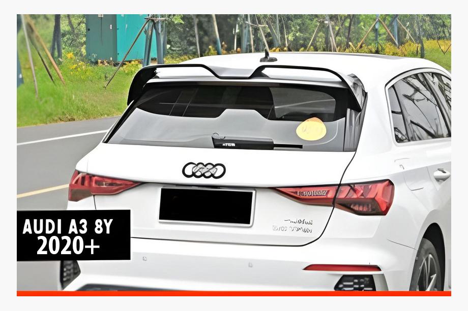 Audi A3 2020- Spoiler DPT V-2 (HB, Schwarz Glanz) Image