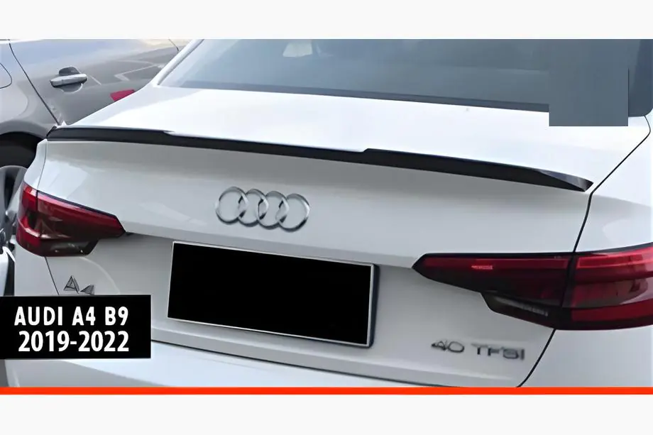 Audi A4 B9 2015-2024 DPT Heckspoiler (Schwarz Glanz) Image