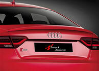 Audi A5 2007-2015 DPT V-2 Heckspoiler (für Coupe, Schwarz Glanz) Foto 1