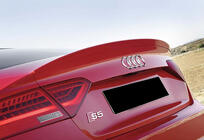 Audi A5 2007-2015 DPT V-2 Spoiler (für Sedan, Schwarz Hochglanz) Foto 6