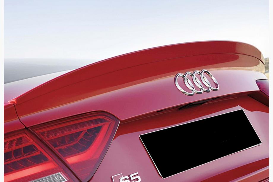 Audi A5 2007-2015 DPT V-2 Spoiler (für Sedan, Schwarz Hochglanz) Image