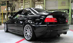 BMW 3 Series E46 1998-2006 CSL-Style Heckspoiler (für Coupe, Schwarz Glanz) Foto 1