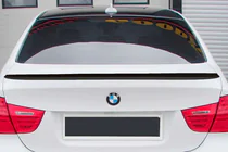 BMW 3 Series E90/E91 2005-2011 Spoiler M3-Style (für E90, Schwarz Glanz) Foto 4