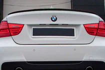 BMW 3 Series E90/E91 2005-2011 Spoiler M3-Style (für E90, Schwarz Glanz) Foto 3