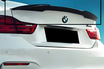 BMW 4 Series F32/F33/F36 2012-2020 Spoiler M4-Style V1 (für F32, Schwarz Glanz) Foto 1