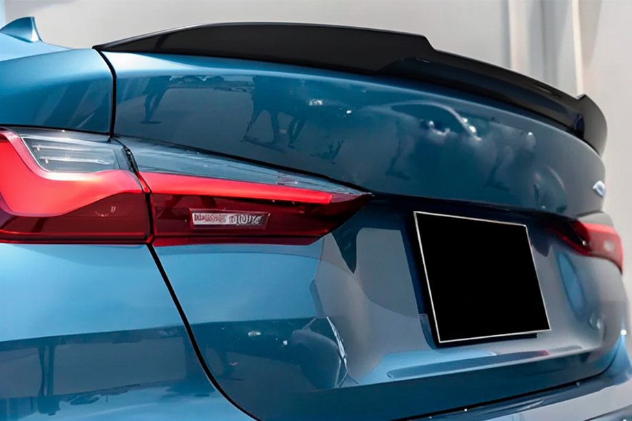 BMW 4 Series G22/23/26 2020- Spoiler M4-Style (für G22, Schwarz Glanz) Image