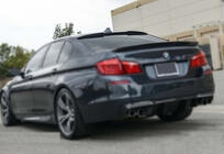 BMW 5 Series F10/F11 2010–2016 Heckspoiler M4-Style V1 (für F10, Schwarz Glanz) Foto 4
