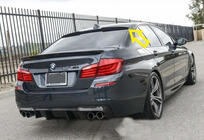 BMW 5 Series F10/F11 2010–2016 Heckspoiler M4-Style V1 (für F10, Schwarz Glanz) Foto 3