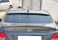 Hyundai Accent 2011-2017 DPT Heckspoiler (Schwarz Glanz) Foto 1