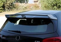 Mercedes A-class W176 2012-2018 DPT V-3 Spoiler (Schwarz Glanz) Foto 2