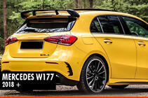 Mercedes A-class W177 2018- DPT V-1 Spoiler (Schwarz Glanz) Foto 1