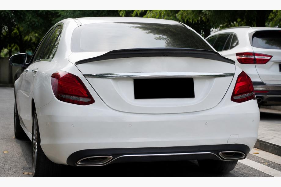 Mercedes C-class W205 2014-2021 Spoiler DPT V-2 (Schwarz Glanz) Image