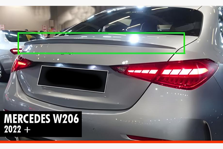 Mercedes C-class W206 2022- DPT Heckspoiler (Schwarz Glanz) Image