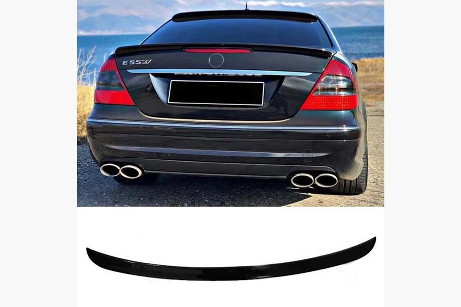 Mercedes E-class W211 2002-2009 DPT Heckspoiler (Schwarz Glanz) Image