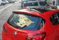 Opel Corsa E 2015-2019 Spoiler DPT V-2 (Schwarz Glanz) Foto 1