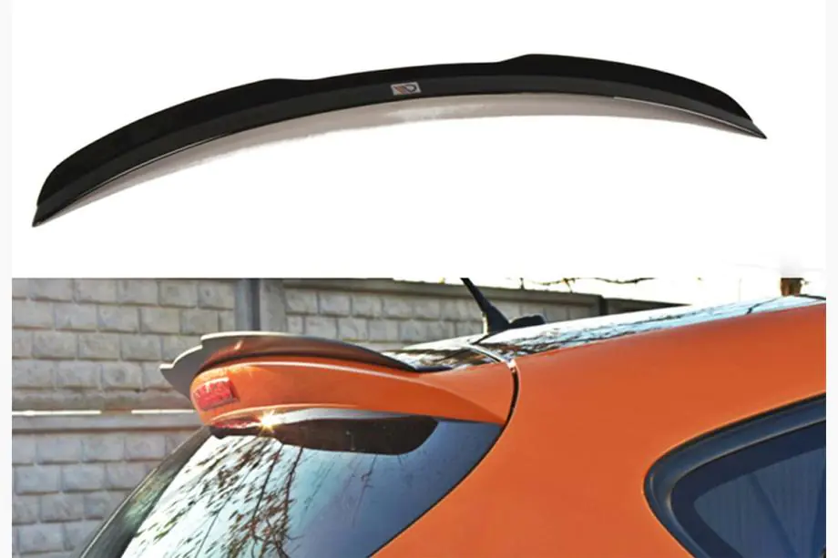 Seat Leon 2005-2012 Heckspoiler DPT V-1 (2009-2012, Schwarz Glanz) Image