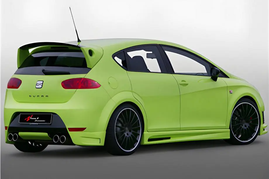 Seat Leon 2005-2012 DPT V-2 Heckspoiler (2009-2012, zum Lackieren) Image