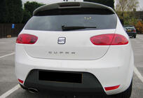 Seat Leon 2005-2012 Spoiler DPT V-4 (2009-2012, Schwarz Glanz) Foto 1