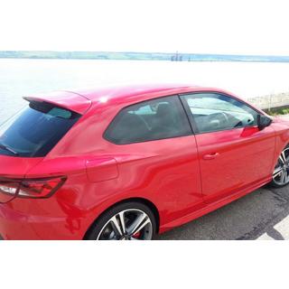 Spoiler DPT V-1 (2-türig, Schwarz Glanz) Seat Leon 2013-2020 Foto 2