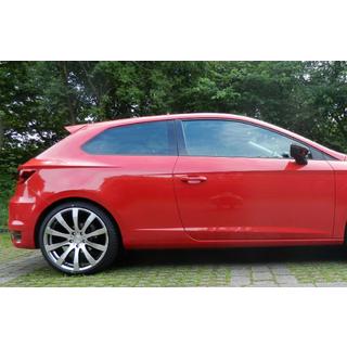 Spoiler DPT V-1 (2-türig, Schwarz Glanz) Seat Leon 2013-2020 Foto 4