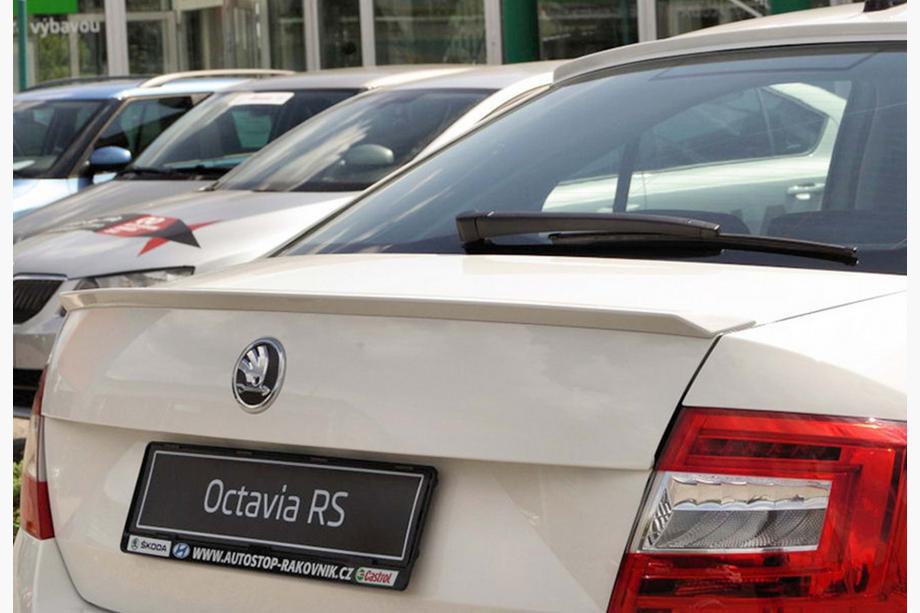 Skoda Octavia III A7 2013-2019 Heckspoiler DPT V-1 (Schwarz Hochglanz) Image