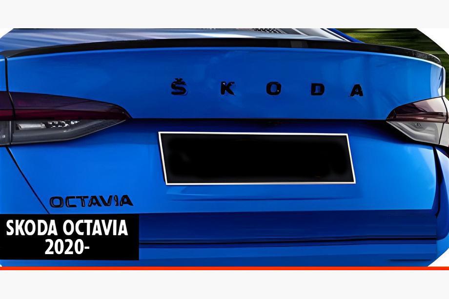 Skoda Octavia IV A8 2020- Spoiler DPT V-2 (Schwarz Glanz) Foto 1