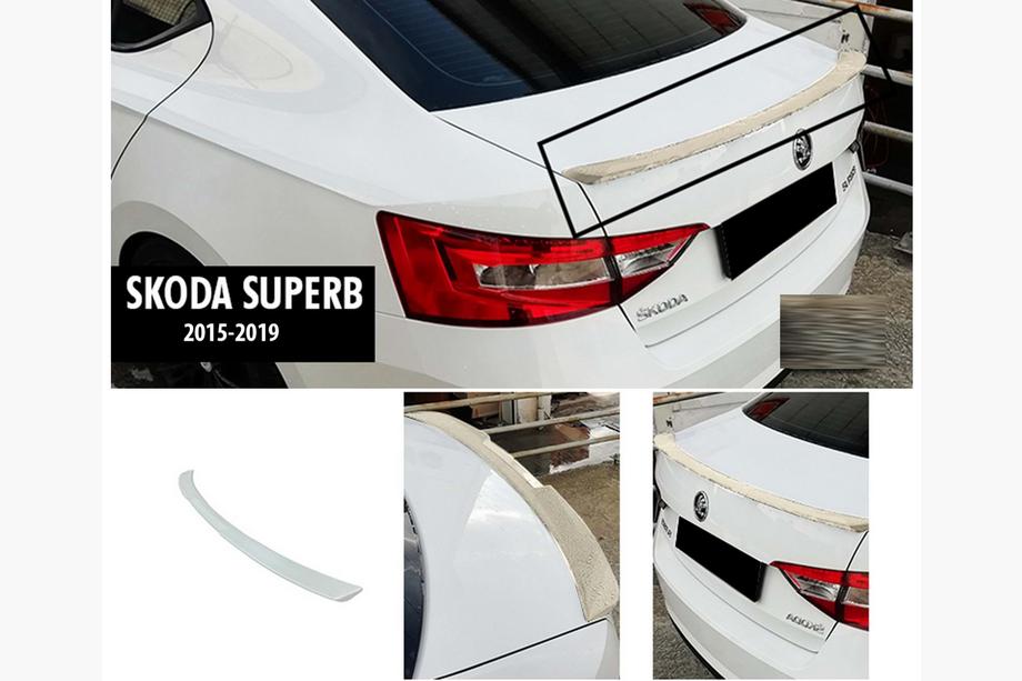 Skoda Superb 2015-2024 Heckspoiler DPT V-2 (2015-2019, grundiert) Image