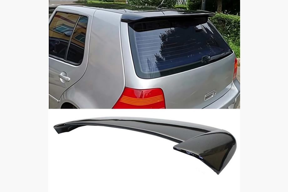 Volkswagen Golf 4 1997-2006 DPT V-1 Heckspoiler (HB, Schwarz Glanz) Image