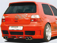 Volkswagen Golf 4 1997-2006 Spoiler DPT V-2 (HB, Schwarz Glanz) Foto 1