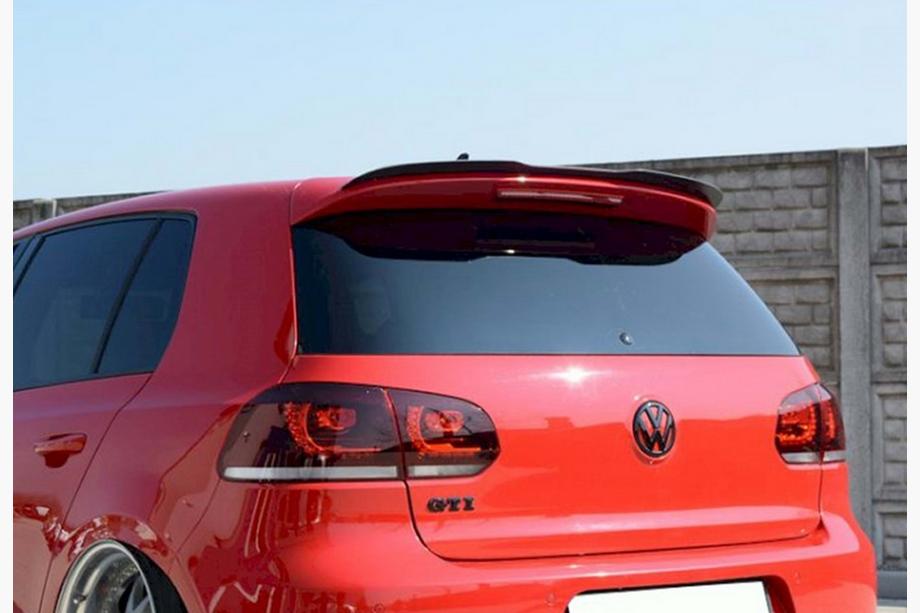 Volkswagen Golf 6 2008-2014 Spoiler DPT V-4 (HB, Schwarz Glanz) Image