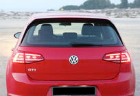 Volkswagen Golf 7/E-Golf 2012-2020 DPT V-1 Heckspoiler (für GTI / R HB, Schwarz Hochglanz) Foto 4