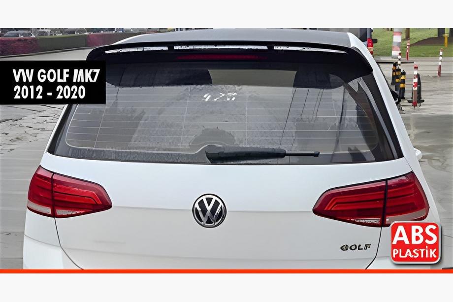 Volkswagen Golf 7/E-Golf 2012-2020 Spoiler DPT V-8 (HB, Schwarz Glanz) Image