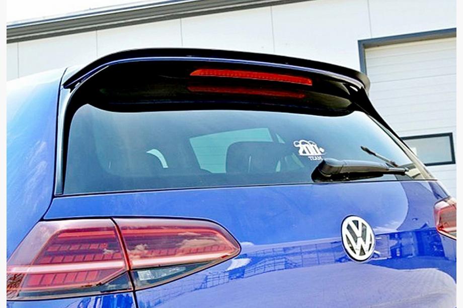 Volkswagen Golf 7/E-Golf 2012-2020 DPT V-9 Heckspoiler (für GTI / R HB, Schwarz Hochglanz) Image
