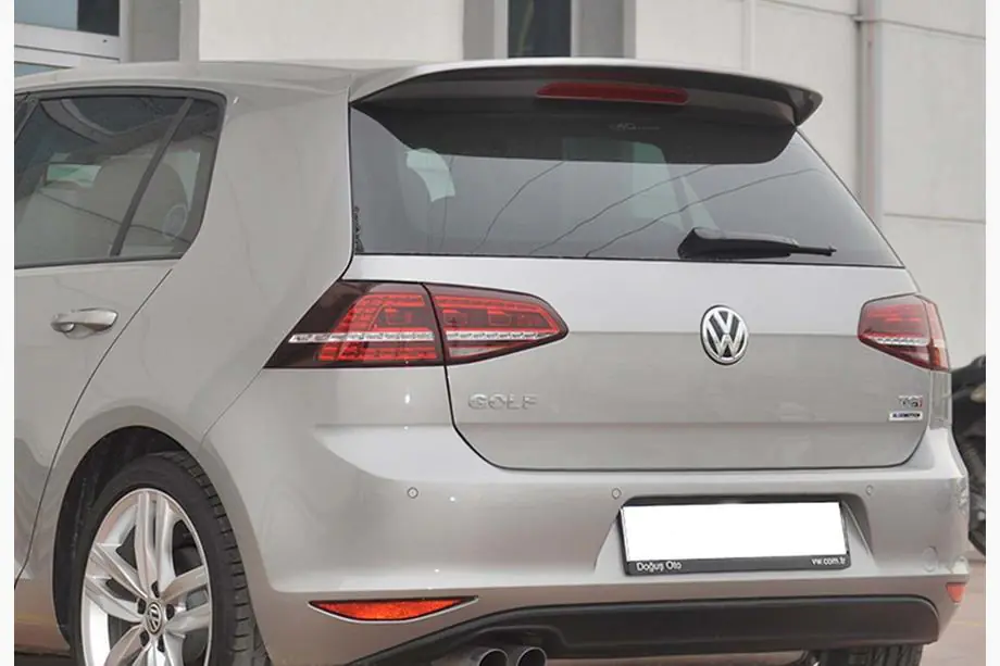 Volkswagen Golf 7/E-Golf 2012-2020 DPT V-11 Spoiler (für Base HB, Schwarz Hochglanz) Image