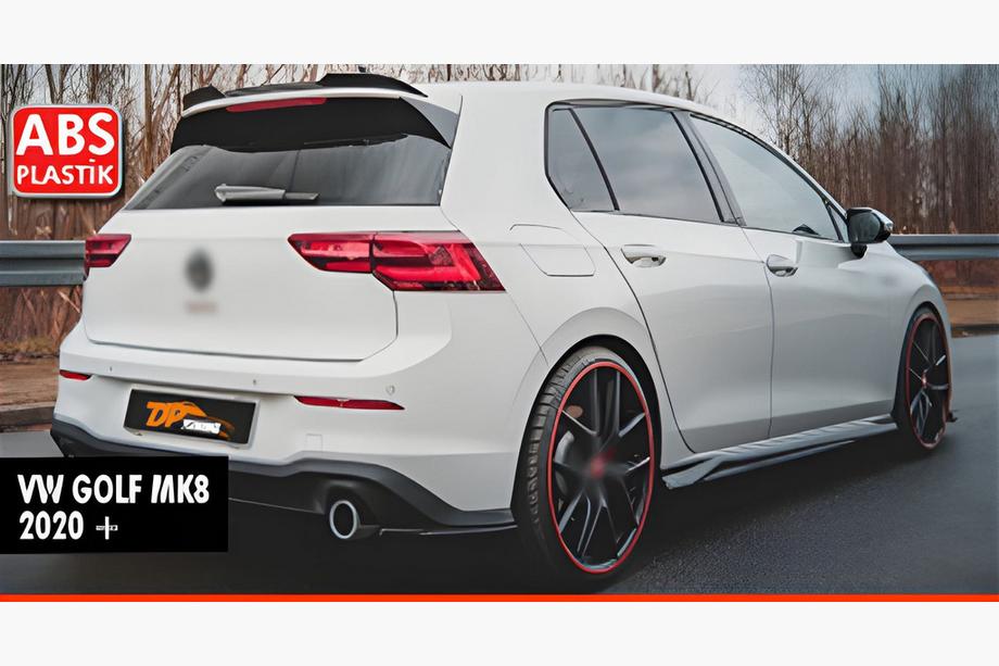 Volkswagen Golf 8 2019- DPT V-3 Heckspoiler (HB, Schwarz Glanz) Image