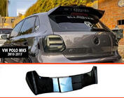 Volkswagen Polo 2010-2017 DPT V-1 Heckspoiler (HB, Schwarz Glanz) Foto 1