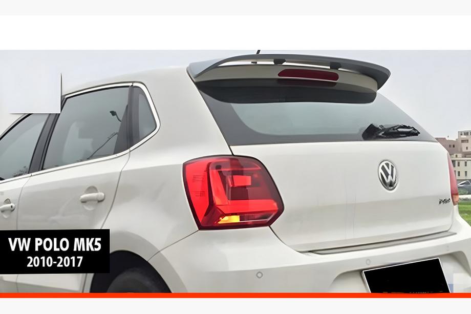 Volkswagen Polo 2010-2017 Spoiler DPT V-5 (HB, Schwarz Glanz) Image