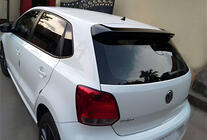 Volkswagen Polo 2010-2017 Spoiler DPT V-6 (HB, Schwarz Glanz) Foto 1
