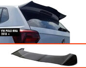 Volkswagen Polo 2017- Spoiler DPT V-2 (2017-2021, HB, Schwarz Glanz) Foto 1