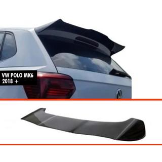 Spoiler DPT V-2 (2017-2021, HB, Schwarz Glanz) Volkswagen Polo 2017-