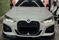 BMW 4 Series G22/23/26 2020- Frontlippe DPT V-2 (für G22/G23, Schwarz Glanz) Foto 3