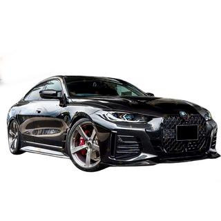 Frontlippe DPT V-2 (für G22/G23, Schwarz Glanz) BMW 4 Series G22/23/26 2020- Foto 4